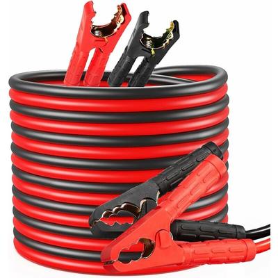 12V/24V Überbrückungskabel, Startkabel Set Starthilfekabel, 6m 30mm² 1500A, den Schnellstart, mit Image