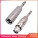 1/2/4pc 6.35mm Female To XLR Male Adapter Cable 1/4 Inch TS Mono To XLR Male Adapter 6.35mm Plug To 3 Pin XLR Male Audio Cable