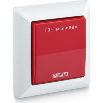 Handauslösetaster as 500 alpinweiß/rot - Geze Image