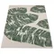 Tropical Outdoor Rug Jungle Leaves Design for Patio or Balcony