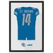 Amon-Ra St. Brown Detroit Lions Home Jersey Framed Art Print