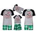 Awdenio Baby Christmas Pajamas for Family Xmas Matching Sets Short Sleeve Shirts and Plaid shorts Santa Christmas Tree Sleepwear Two-piece Sets