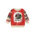 FOCUSNORM Toddler Baby Girls Boys Christmas Sweatshirt Casual Long Sleeve Leopard Xmas Tree Print Pullover Autumn Tops