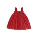 Toddler Girl Tutu Tulle Mini Slip Christmas Dress Sequin Bow Decor Sleeveless Ruched A line Dress Solid Princess Dress for Party