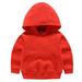 Baby Boys Hoodies for Kids Sweatshirt Pullover with Pocket Toddler Hooded Shirts Warm Sweater Kids Girls Casual Hoodie Long Sleeve Long Sleeve Hooded Sweatshirt