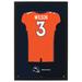 Russell Wilson Denver Broncos Home Jersey Framed Art Print