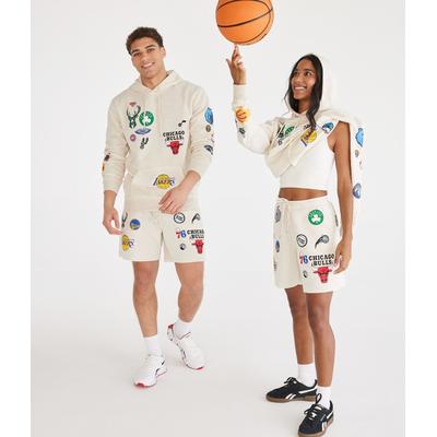 Aeropostale Mens' NBA Team Logos Pullover Hoodie - Tan - Size XS - Polyester