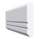 Edge C Grooved 2 MDF Dado Rail White Primed 4200mm x 95mm x 18mm