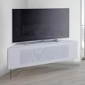 Adeja Corner High Gloss TV Stand In White