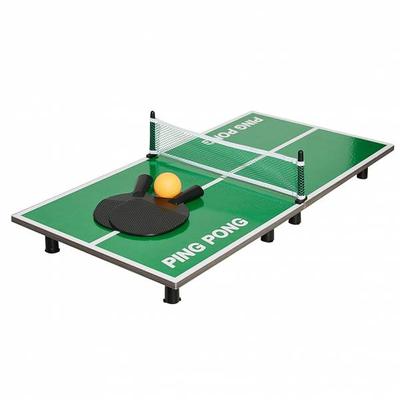 PING PONG Mini Tischtennisplatte mit Schlägern & Netz 5-tlg. 95064000