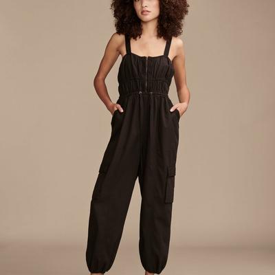 Lucky Brand Military Jumpsuit - Women's Clothing Jumpsuits Overalls in Raven, Size XL