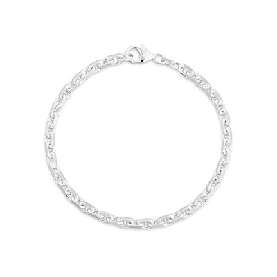 Armband FIRETTI "Schmuck Geschenk Silber 925 Armschmuck Armkette Ankerkette Infinity" Gr. 21, silber (silberfarben), Arm