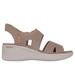 Skechers Women's Slip-ins: Pier-Lite - Slip On By Sandals | Size 5.5 | Mocha | Textile | Vegan | Machine Washable