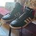 Adidas Shoes | Adidas High Top Basketball Shoes 9 1/2 | Color: Black | Size: 9.5