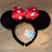 Disney Other | Disney Parks Minnie Ears Headband | Color: Black/Red | Size: One Size