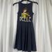 Disney Dresses | Disney Belle Dress Gray Sleeveless Distress Look Womens Sz Xs | Color: Gray | Size: Xs