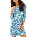 Lilly Pulitzer Dresses | Lilly Pulitzer Marlowe Blue T-Shirt Dress In Sunset Swim Indigo | Color: Blue | Size: S