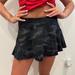 Athleta Skirts | Athleta Camo Tennis Skirt (Built In Shorts) | Color: Black | Size: Xxs