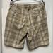 Nike Shorts | Nike Golf Fit Dry Golf Shorts Mens Size 36 Tan Orange Plaid | Color: Brown/Tan | Size: 36