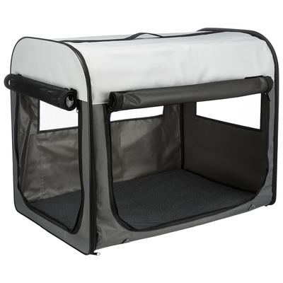 TRIXIE Soft Kennel Basic XS-S 40x40x55cm, dunkelgrau/hellgrau Hundeboxen