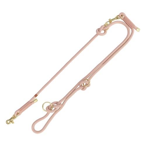 TRIXIE Soft Rope Verlängerungsleine S–XL2,00m/ø10mm, rosa/hellrosa Hund