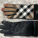 Burberry Accessories | Burberry Gloves For Women Size 8 | Color: Black/Brown | Size: Os