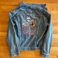 Levi's Jackets & Coats | Levi's Limited Men's Embroidered Japanese Eagle Mount Fuji Trucker Jacket Sz L | Color: Blue | Size: L
