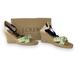 J. Crew Shoes | Almost New J. Crew Marianne Espadrilles Wedge Sandals In Clover Burst Color | Color: Blue/Green | Size: 9