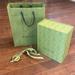 Gucci Bags | Authentic Green Gucci Gift Box & Bag | Color: Black/Green | Size: Os