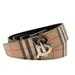 Burberry Accessories | Burberry Reversible Plaque Belt Vintage Check E-Canvas Size 36 New | Color: Black/Tan | Size: 36