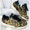 Adidas Shoes | Adidas Continental 80 Casual Shoe Animal Print Lifestyles Sneaker Us 6 Euc | Color: Tan | Size: 6