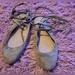 Madewell Shoes | Madewell Tan Suede Boho Casual Ballerina Flat Espadrille Sandal Shoe Size 8 | Color: Tan | Size: 8