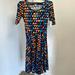 Lularoe Dresses | Fit And Flare Dress. | Color: Black/Purple | Size: S