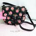 Kate Spade Bags | Kate Spade Ditsy Rose Medium Saddle Bag With Knot | Color: Black/Pink | Size: Os