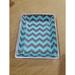 J. Crew Accents | J. Crew Jewelry Trinket Soap Dish - Silver Turquoise Chevron 4x 5 In | Color: Blue/Silver | Size: Os