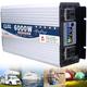 6000W 7000W 8000W Peak Power Pure Sine Wave Power Inverter 12V 24V 48V 60V DC to AC 110V 220V with Outlets Car Inverter and Port Cooling Fans and LCD Display,6000W-12Vto110V