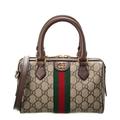 Gucci Bags | Gucci Ophidia Gg Mini Top Handle Gg Supreme Canvas & Leather Bag | Color: Brown | Size: Os