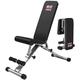 Weight Bench Dumbbell Weight Lifting Home Fitness Benches Multifonctional Weight Bench- Adjustable Workout Bench for Weight Training, Full Body Workout with Flat/Inc