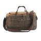 Travel Duffel Bag 19inch Travel Duffel Bag Leather Canvas Luggage Weekend Vintage Carry-on Bag for Men Overnight Bag (Color : C, Size : 50 * 22 * 30cm)
