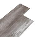 vidaXL PVC Flooring Planks Living Room Building Material Nonslip Laminate Floor Tiles 5.02mÂ² 2mm Self-adhesive Matt Wood Brown
