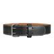 JHNNMS Narrow Fitness Leather Belt Waist Weightlifting Sports Training Powerlifting Belt Men's Leather Waist (Color : D, Size : 100cm)