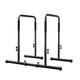 FUNJEPE Adjustable Dip Bars Station Pull Up Bars Heavy Duty Steel Parallel Push Up Stand, Dip Station for Home Gym Strength Training Workout Fitness Exercise Equipment