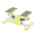 Dickly Stair Stepper for Exercise Hydraulic Fitness Stepper Smart Meter Mini Stepper Exercise Stepper for Marble Home Legs, Yellow