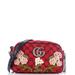 Gucci Bags | Gucci Gg Marmont Shoulder Bag Embroidered Diagonal Quilted Gg Canvas Small Red | Color: Red | Size: Os