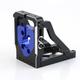 CNC Aluminum Quick Release Motor Mount Motor Base Seat for TRAXXAS 1/6 4WD XRT 8S, 1/5 X-Maxx 6S 8S Monster Truck RC Car (Black-Blue)