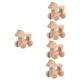 BESTonZON 5pcs Baby Toys Wooden Toys Wooden Playset Stroller Toys Toy Wooden Toys for Babies Wooden Animal Toys Wooden Baby Toy Infant Boy Toys Car Toddler Handheld