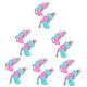 HEMOTON 12 Pcs Soft Toy Interesting Toy Flying Launcher Toy Foam Toy Launcher Toys for Kids Foam Play Toy Soft Foam Darts Toy for Kids Plastic Blue Powder Child Boy