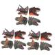 Vaguelly 12 Pcs Dinosaur Hand Puppet Puppets for Pretend Play Kids Puppets Puppet Toys Story Telling Puppet Dino Mask Moving Jaw Animal Puppets Hand Puppet for Kids Child Boy Figure Vinyl