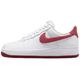 NIKE Herren Air Force 1 '07 Sneaker, White Adobe Team Red Dragon Red, 42 EU