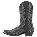 Laredo Mens Jameson Snip Toe Casual Boots Mid Calf - Black, Black, 10.5